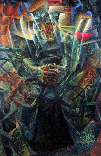 マター、1912 作： Umberto Boccioni